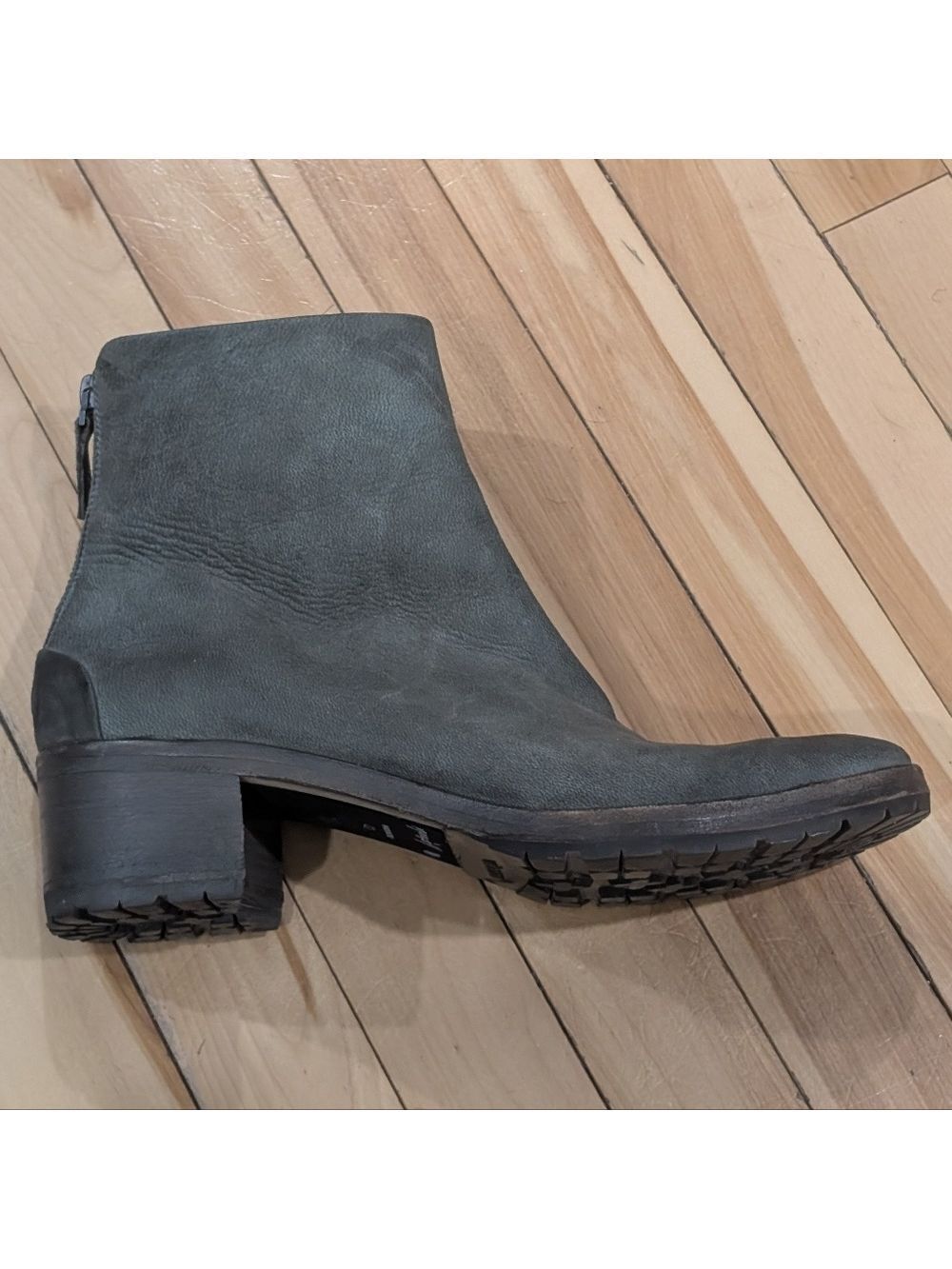 Marsèll | Listo Block-Heel Back-Zip Ankle Boots In Grey - Picture 3 of 16